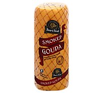 Boar's Head Cheese Gouda Smoked Cubed - 0.50 Lb