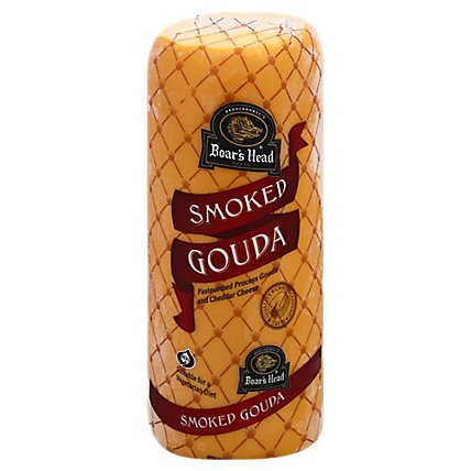 Boar's Head Cheese Gouda Smoked Cubed - 0.50 Lb - Image 1