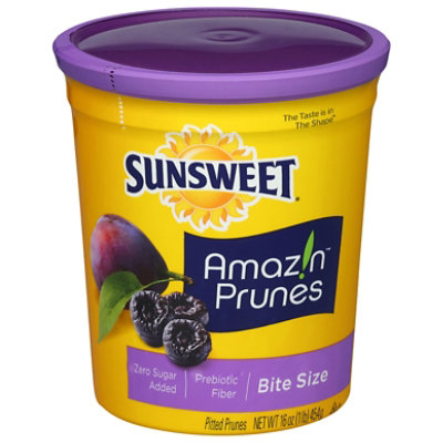 Sunsweet Pitted Prunes Bite Size Canister - 16 Oz - Image 3