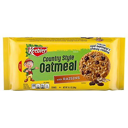 Keebler Oatmeal Raisin Cookies - 10.1 Oz - Image 2