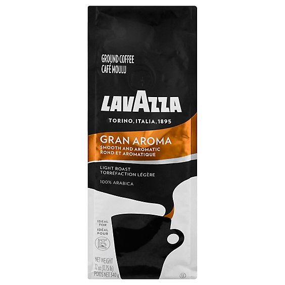 LavAzza Coffee Ground Medium Roast Gran Aroma - 12 Oz