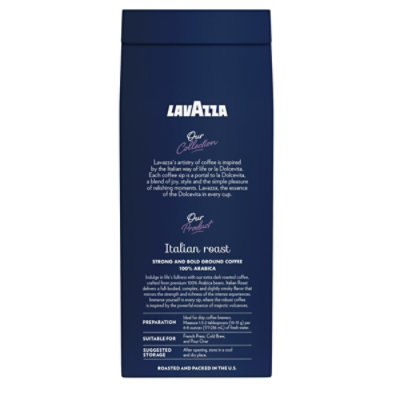 LavAzza Coffee Ground Dark Roast Gran Selezione - 12 Oz - Image 8