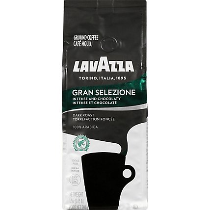 LavAzza Coffee Ground Dark Roast Gran Selezione - 12 Oz - Image 2
