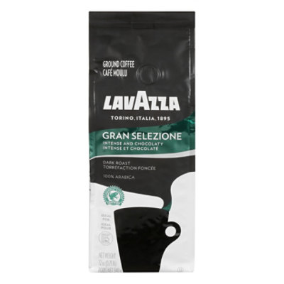 LavAzza Coffee Ground Dark Roast Gran Selezione - 12 Oz