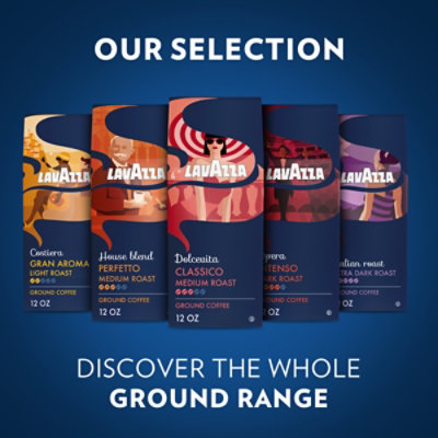 LavAzza Coffee Ground Dark Roast Gran Selezione - 12 Oz - Image 7