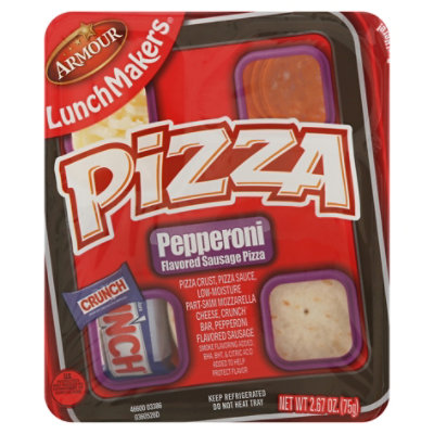 Armour Lunchmakers Pepperoni Pizza Kit with Crunch Bar - 2.7 Oz - Image 1