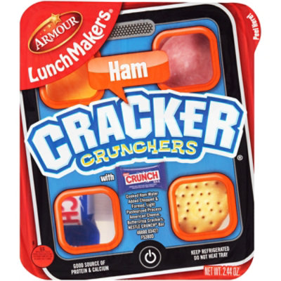 Armour Lunch Maker Cracker Crunchers Ham - 2.6 Oz