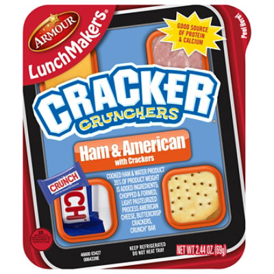 Armour Lunch Maker Cracker Crunchers Ham - 2.6 Oz