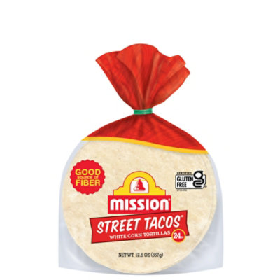 Mission White Corn Tortillas - Street Taco Size - 24 Count - Image 1