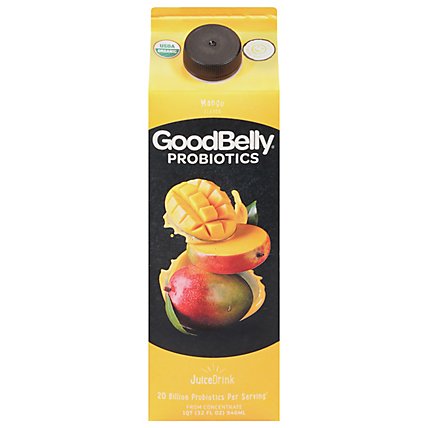 GoodBelly Juice Mango Probiotic - 32 Fl. Oz. - Image 1