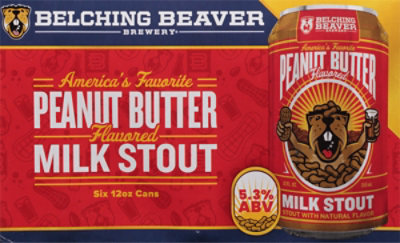 Belching Beaver Brewery Peanut Butter In Cans - 6-12 Fl. Oz. - Image 4