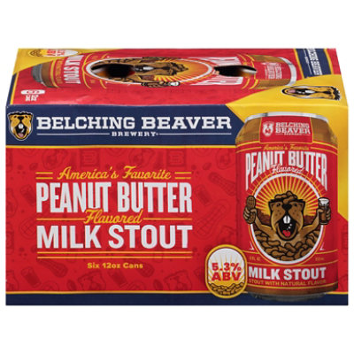 Belching Beaver Brewery Peanut Butter In Cans - 6-12 Fl. Oz. - Image 1