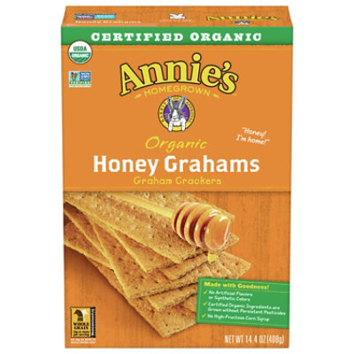 Annies Homegrown Crackers Organic Grahams - 14.4 Oz - Image 3