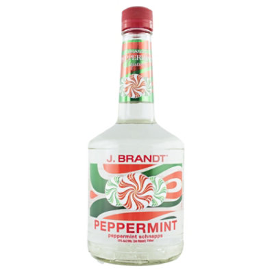 J. Brandt Peppermint Schnapps 30 Proof - 750 Ml - Image 1