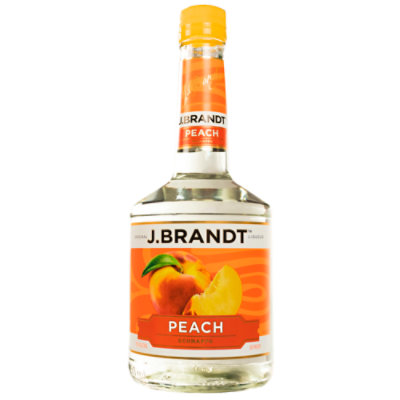 J.BRANDT Liqueur Peach Schnapps 30 Proof - 750 Ml - Image 1