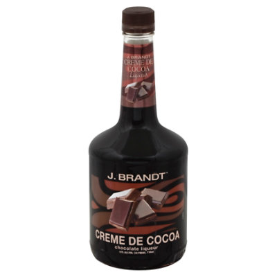 J Brandt Liqueur Creme De Cocoa 30 Proof - 750 Ml