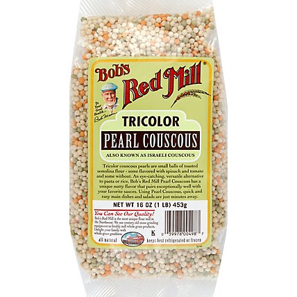 Bobs Red Mill Couscous Tri Color Pearl - 16 Oz - Image 2
