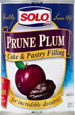 Solo Cake & Pastry Filling Prune Plum - 12 Oz