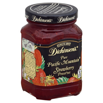 Dickinsons Preserves Pure Pacific Mountain Strawberry - 10 Oz