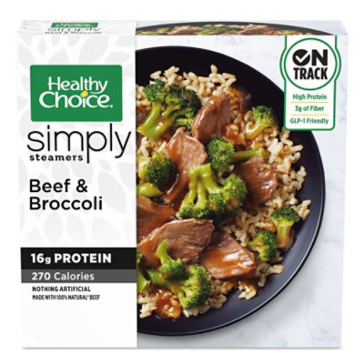 Healthy Choice Simply Steamers Beef & Broccoli Frozen Meal - 10 Oz - Image 1