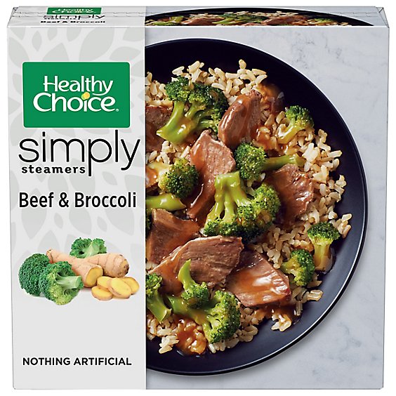 Healthy Choice Simply Steamers Meals Cafe Beef & Broccoli - 10 Oz