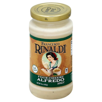 Francesco Rinaldi Pasta Sauce Alfredo Four Cheese - 15 Oz