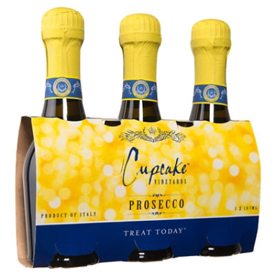 Cupcake Vineyards Prosecco White Wine - 187 Ml - Image 1