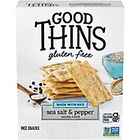 GOOD THiNS Snacks Rice Sea Salt & Pepper - 3.5 Oz - Image 2