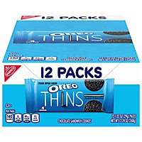 OREO Cookies Sandwich Chocolate Thins Multipack - 12-1.02 Oz - Image 1
