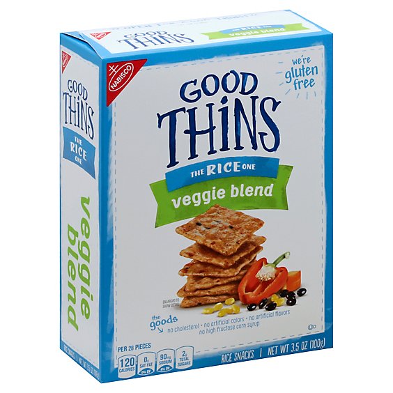 GOOD THiNS Snacks Rice Veggie Blend - 3.5 Oz