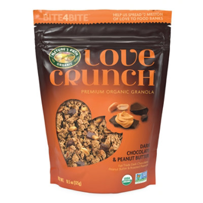 Nature's Path Love Crunch Organic Dark Chocolate & Peanut Butter Granola - 11.5 Oz - Image 1