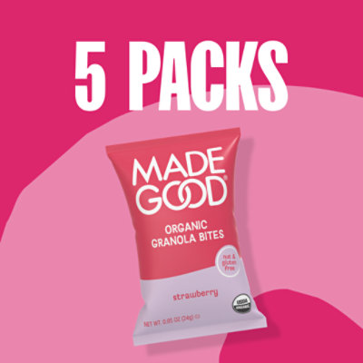 MadeGood Organic Strawberry Granola Minis - 4.25 Oz - Image 2