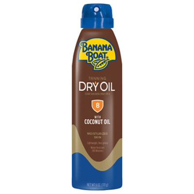 Banana Boat Deep Tanning Dry Oil Spf 8 Ultra Mist Spray - 6 Fl. Oz.