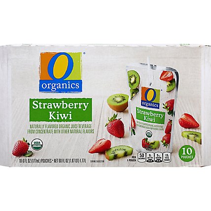 O Organics Organic Juice Beverage Strawberry Kiwi - 10-6 Fl. Oz. - Image 2