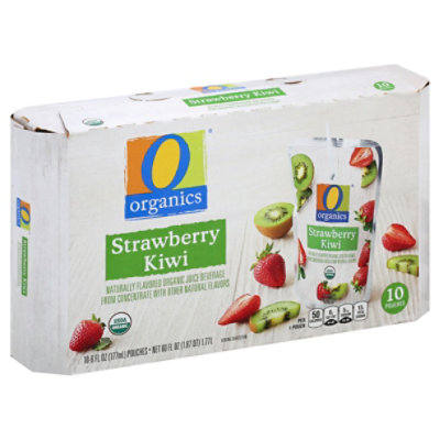 O Organics Organic Juice Beverage Strawberry Kiwi - 10-6 Fl. Oz.