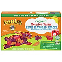 Annies Homegrown Bernies Farm Fruit Snacks Organic - 5 Count - Image 1