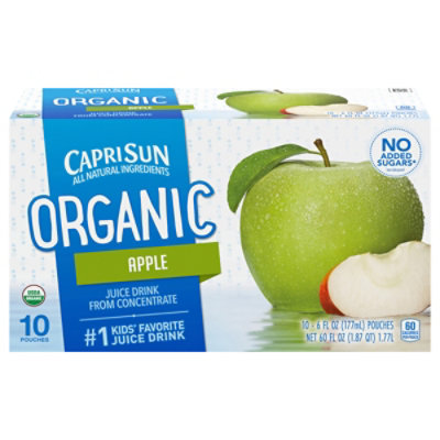 Capri Sun Apple Organic - 10-6 Fl. Oz. - Star Market