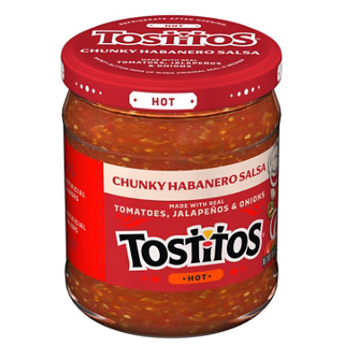 TOSTITOS Salsa Chunky Habanero Hot - 15.5 Oz