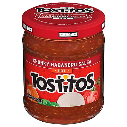 TOSTITOS Salsa Chunky Habanero Hot - 15.5 Oz - Image 3