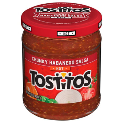 TOSTITOS Salsa Chunky Habanero Hot - 15.5 Oz