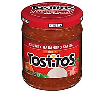 TOSTITOS Salsa Chunky Habanero Hot - 15.5 Oz