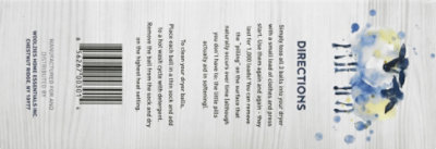 Woolzies Fabric Softener Dryer Balls Natural for Small Loads Hypoallergenic Box - 3 Count - Image 4