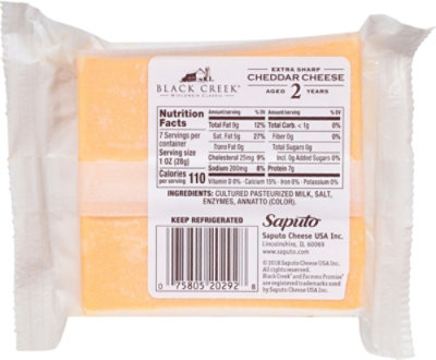 Black Creek Cheese Cheddar Extra Sharp - 7 Oz - Image 6