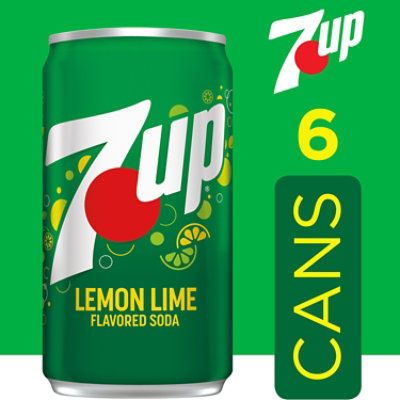 7UP Lemon Lime Soda In Can - 6-7.5 Fl. Oz. - Image 3