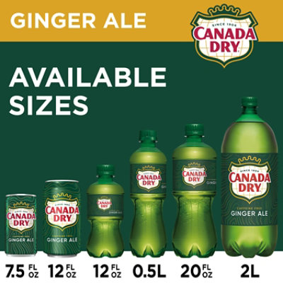 Canada Dry Ginger Ale Soda Cans - 6-7.5 Fl. Oz. - Image 2