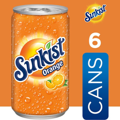 Sunkist Orange Soda In Can - 6-7.5 Fl. Oz. - Image 3