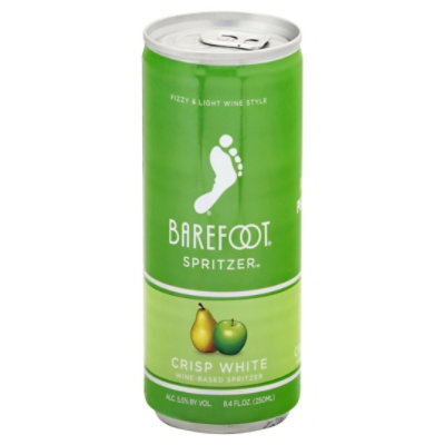 Barefoot Spritzer Crisp White Wine Can - 250 Ml