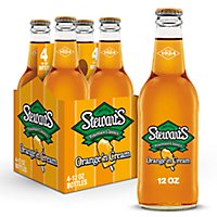 Stewarts Made With Sugar Orange n Cream Bottle - 4-12 Fl. Oz. - Image 1