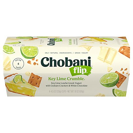 Chobani Flip Yogurt Greek Key Lime Crumble - 4-5.3 Oz - Image 1