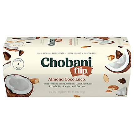 Chobani Flip Almond Coco Loco Low-Fat Greek Yogurt - 4-4.5 Oz - Image 3